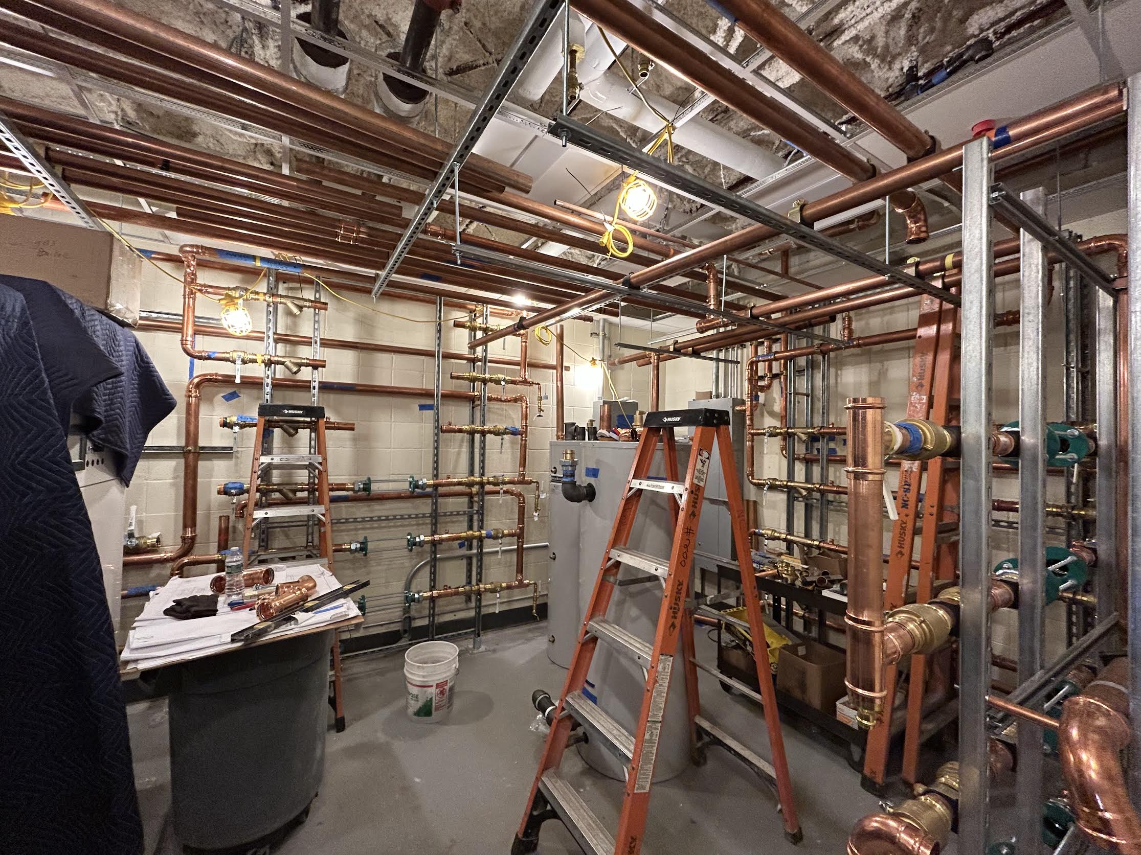 image of boiler in atlantic hall