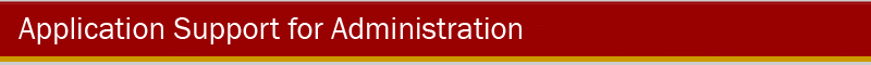 Title bar for Application Support for Administration