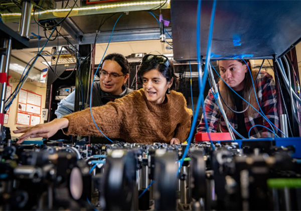 Professor and students in classroom setting