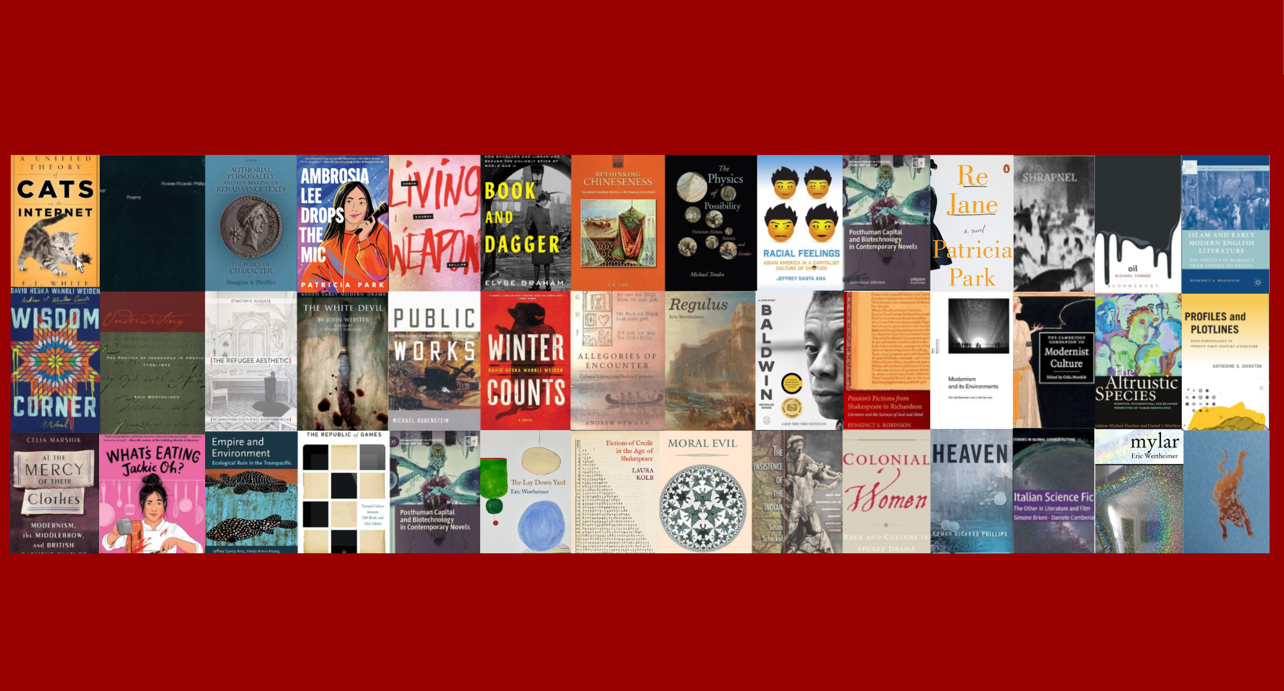 Covers of Books Written by Faculty