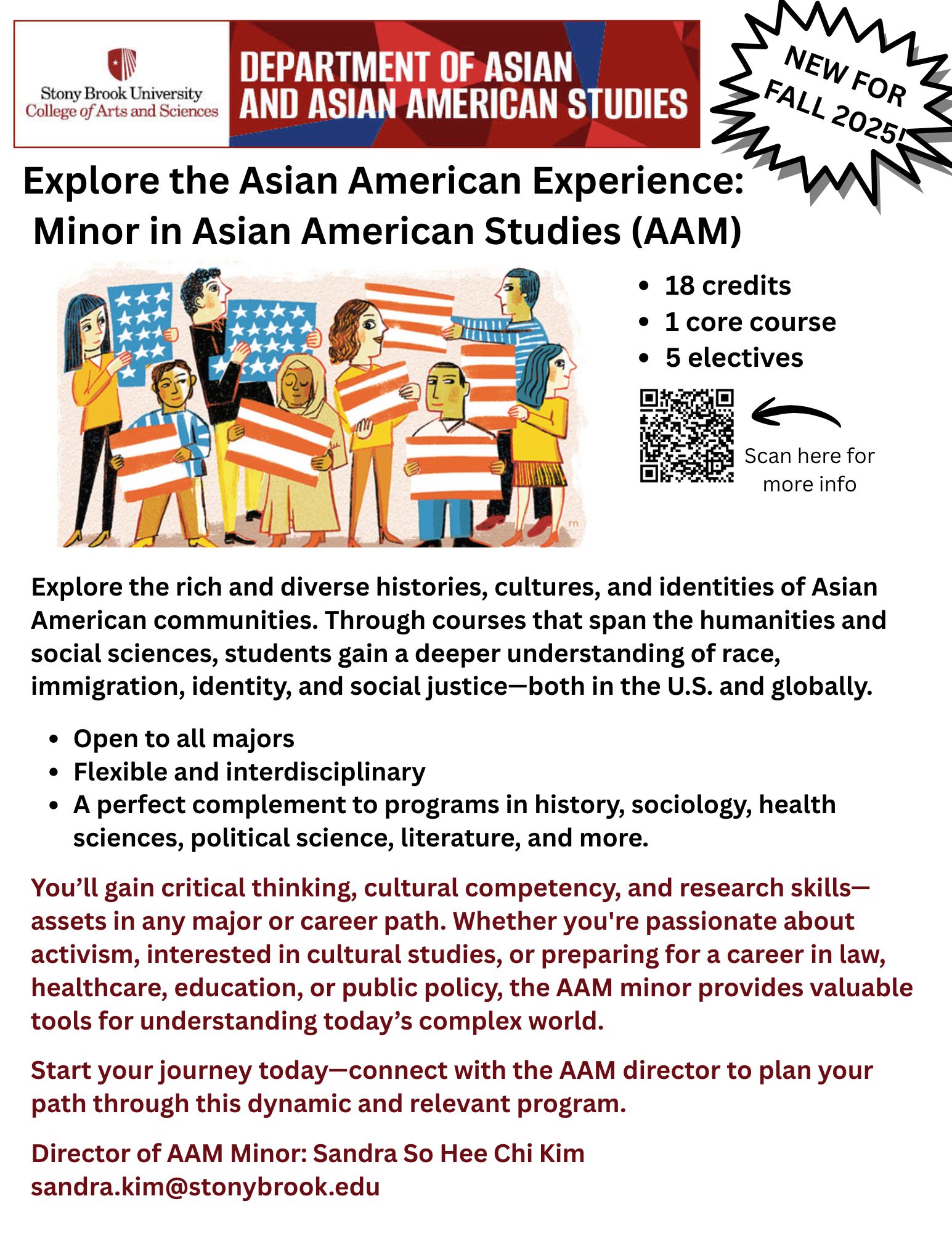 this is a flyer for the new AAM program