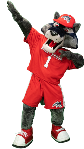 wolfie with arms up