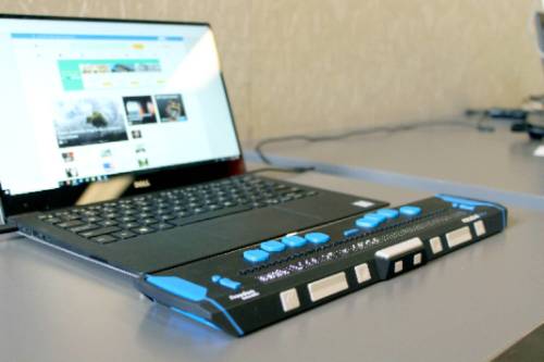 Laptop with accessible keyboard