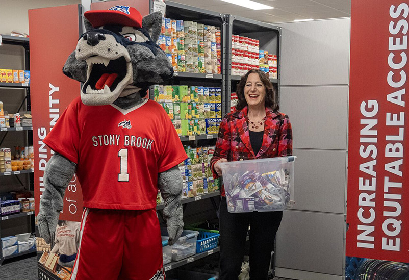 president goldsmith and wolfie