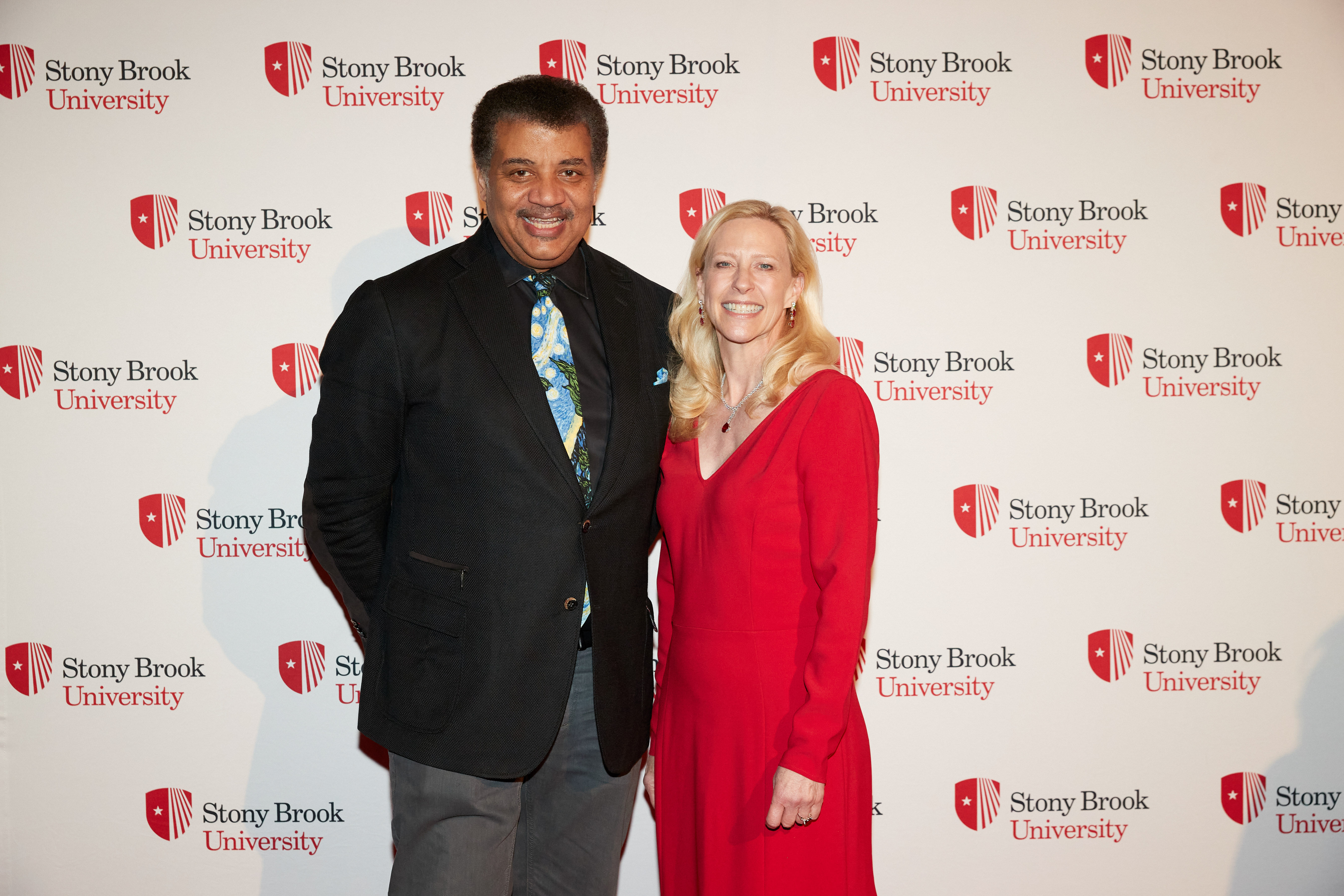 Neil deGrasse Tyson and 2024 President of Stony Brook University