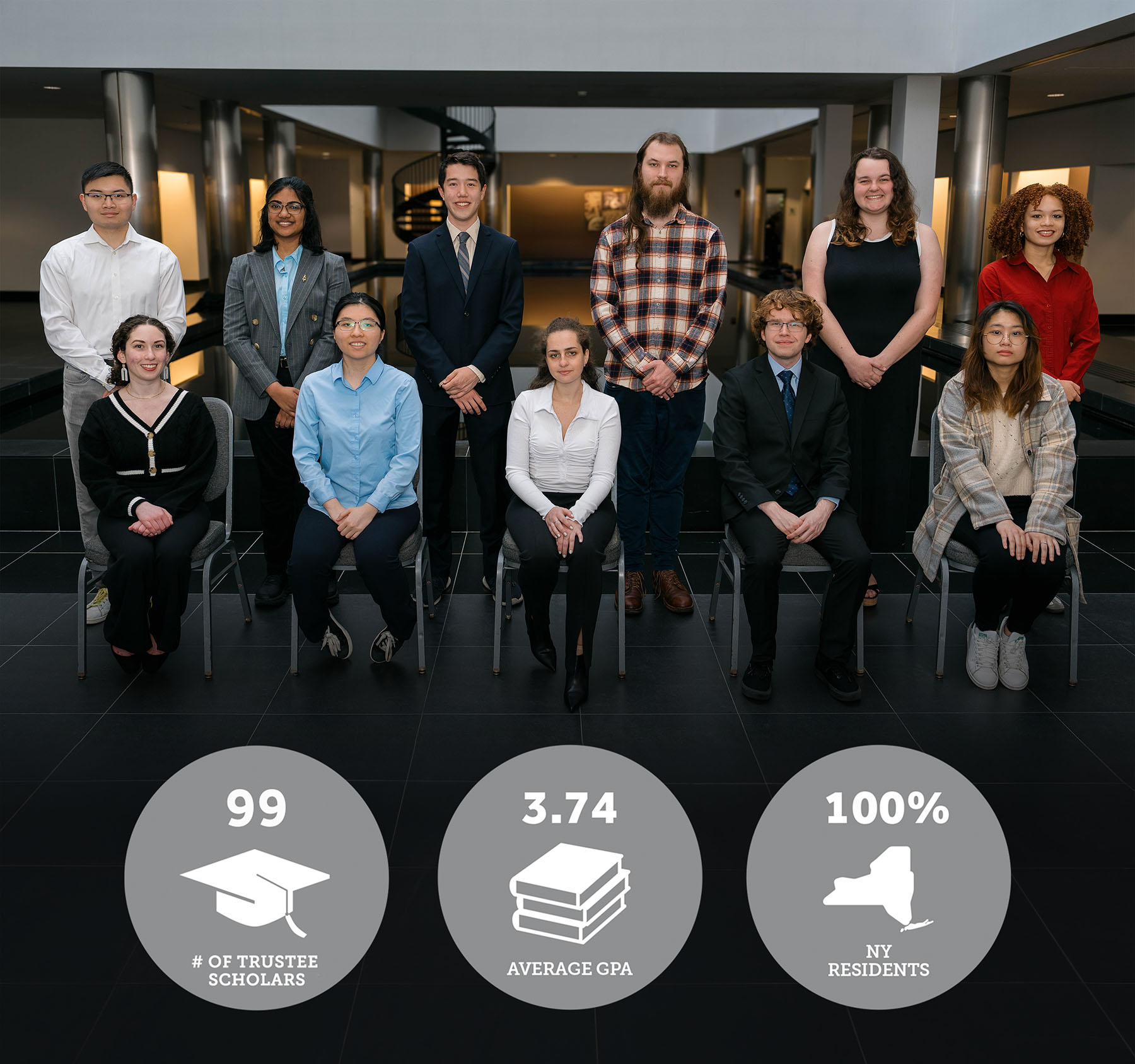 Group image of trustee scholars