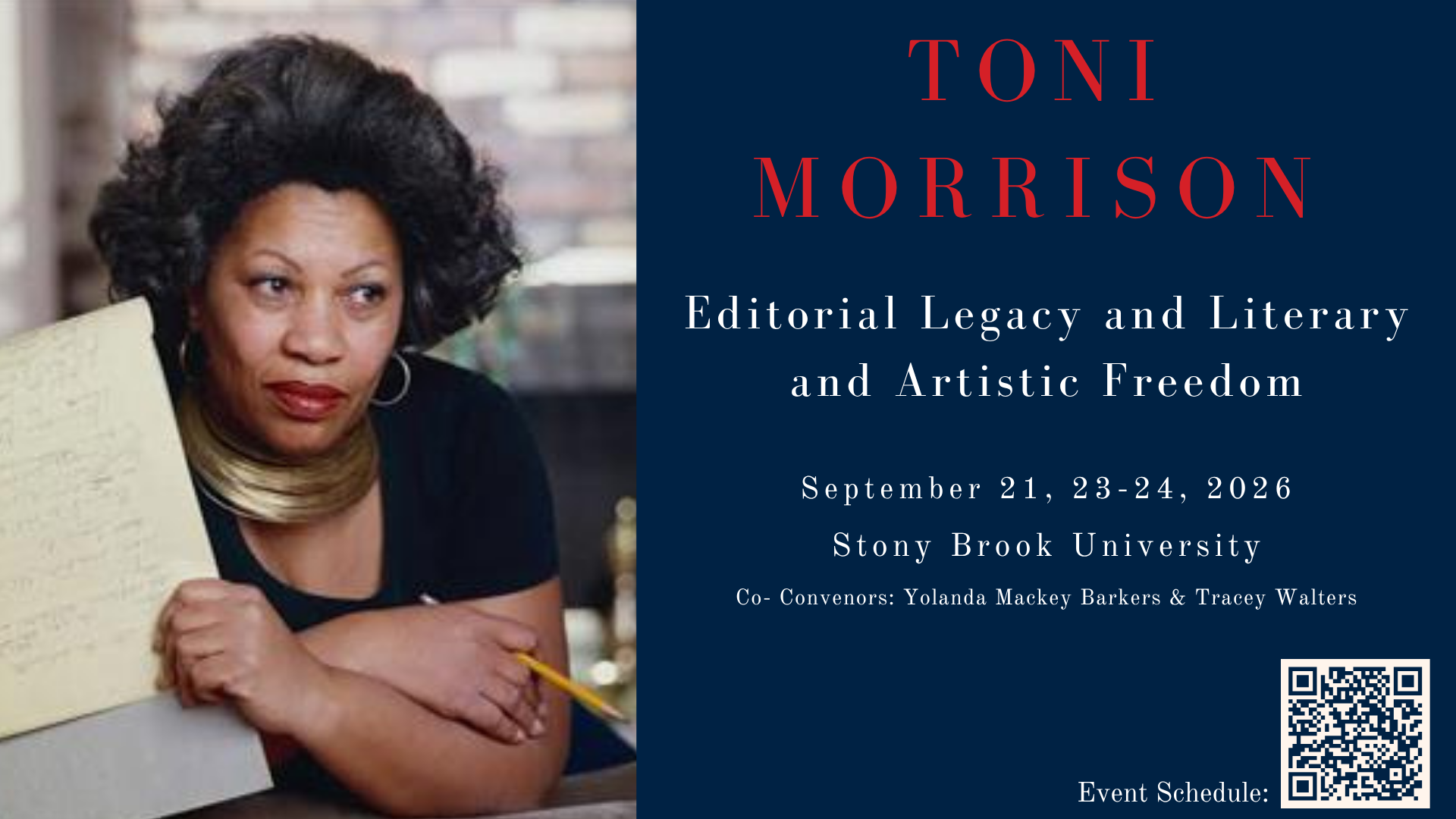 Toni Morrison Legacy and Literary Freedom Toni Morrison at her desk editing her novel