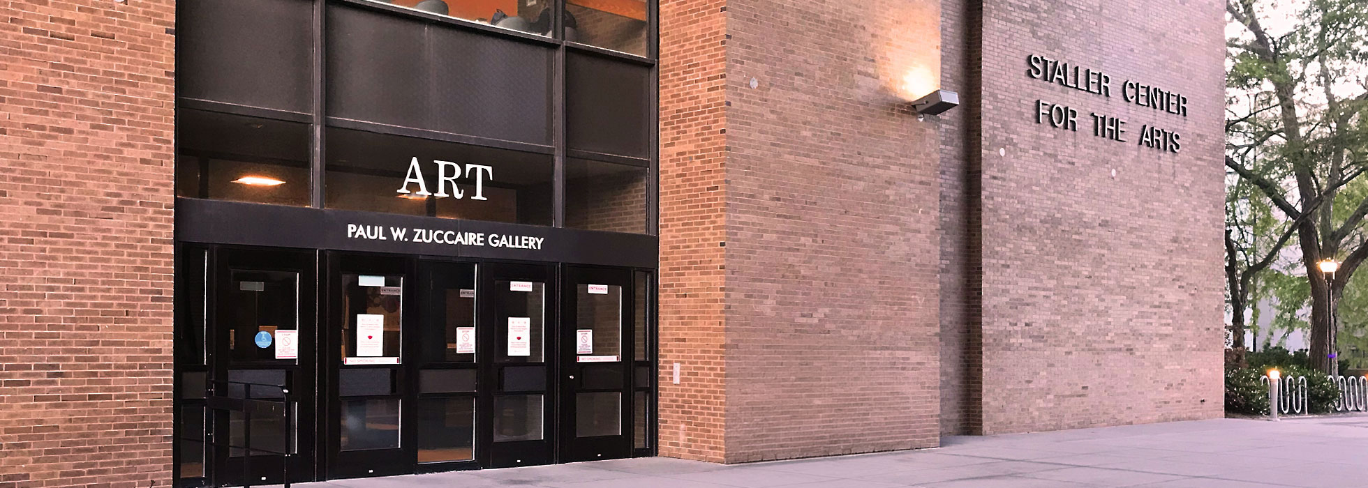 Staller Center Art Department Front Gate