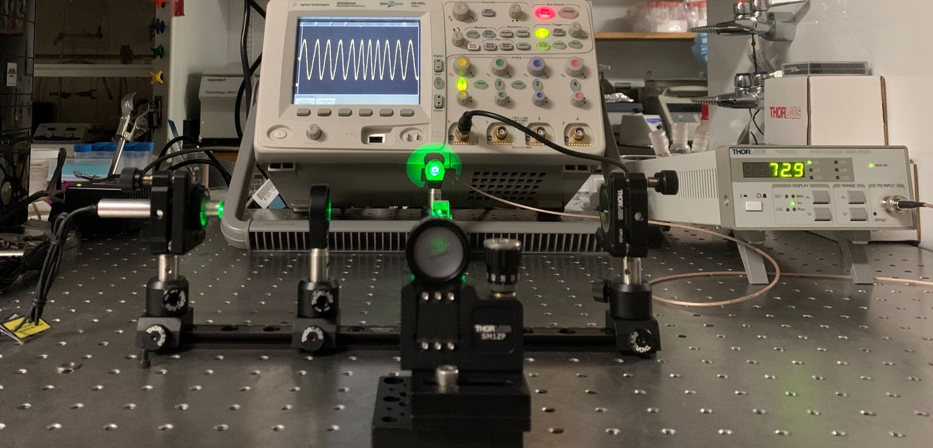 Optical Decoder for a Translation Stage