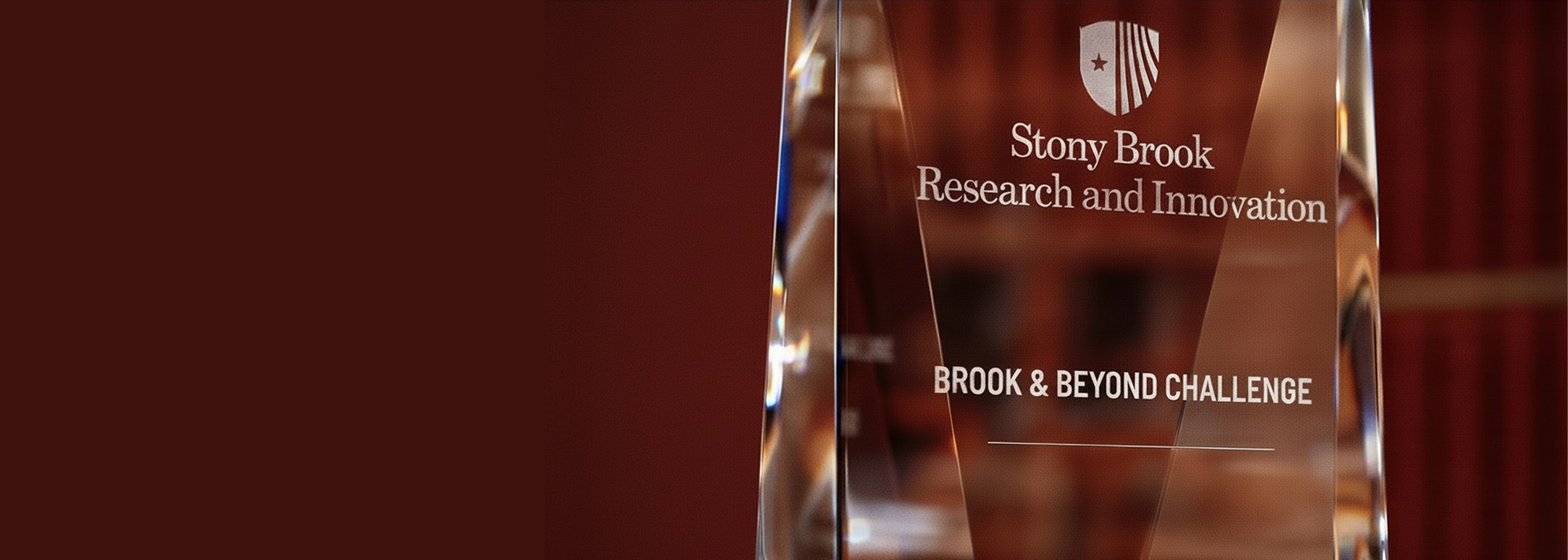 Brook & Beyond crystal award trophy