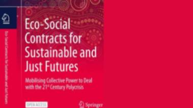 book-eco-social-contract book cover: Eco-Social Contracts for Sustainable and Just Futures