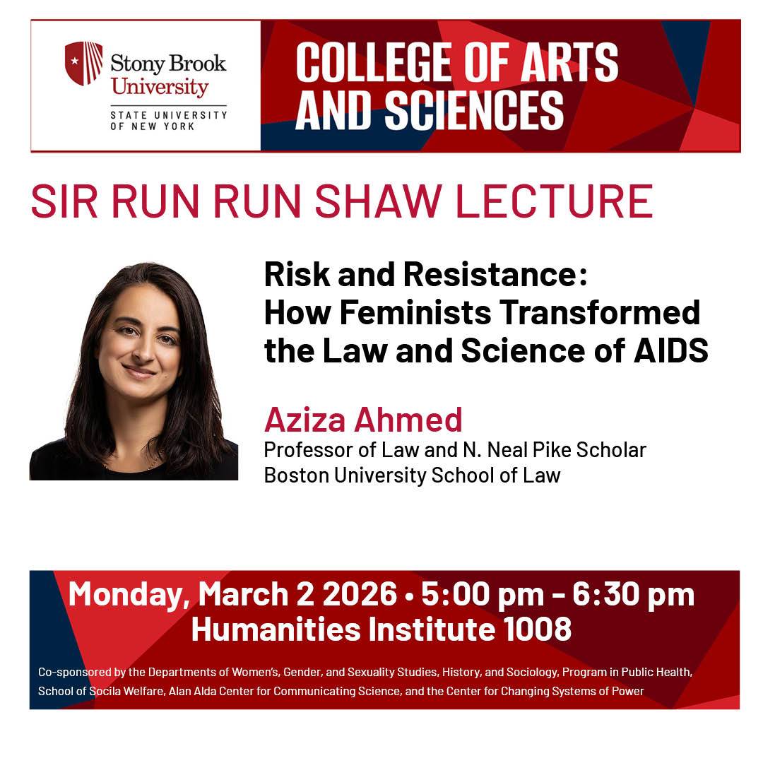 Risk and Resistance: How Feminists Transformed the Law and Science of AIDS, featuring Aziza Ahmed