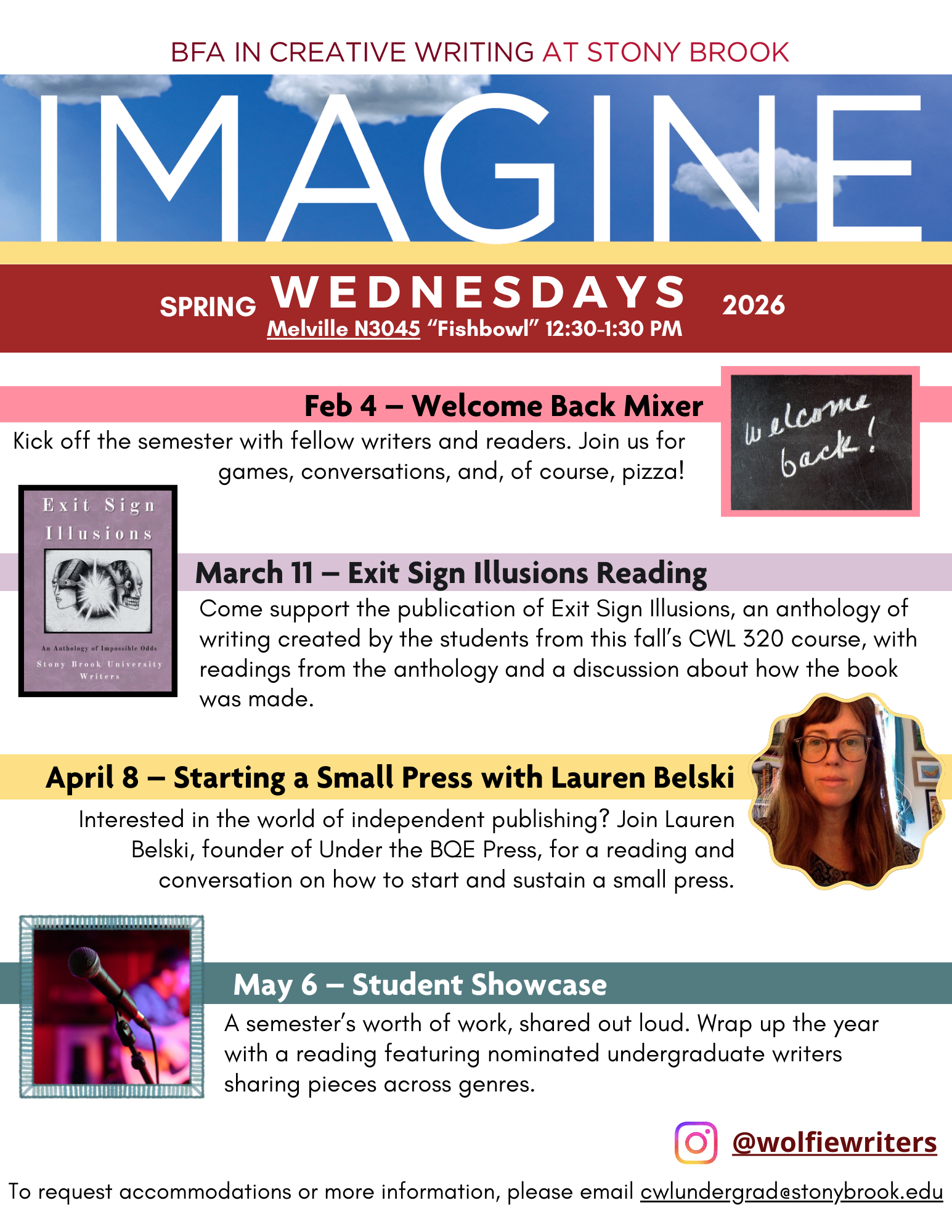 IMAGINE SP26 flyer