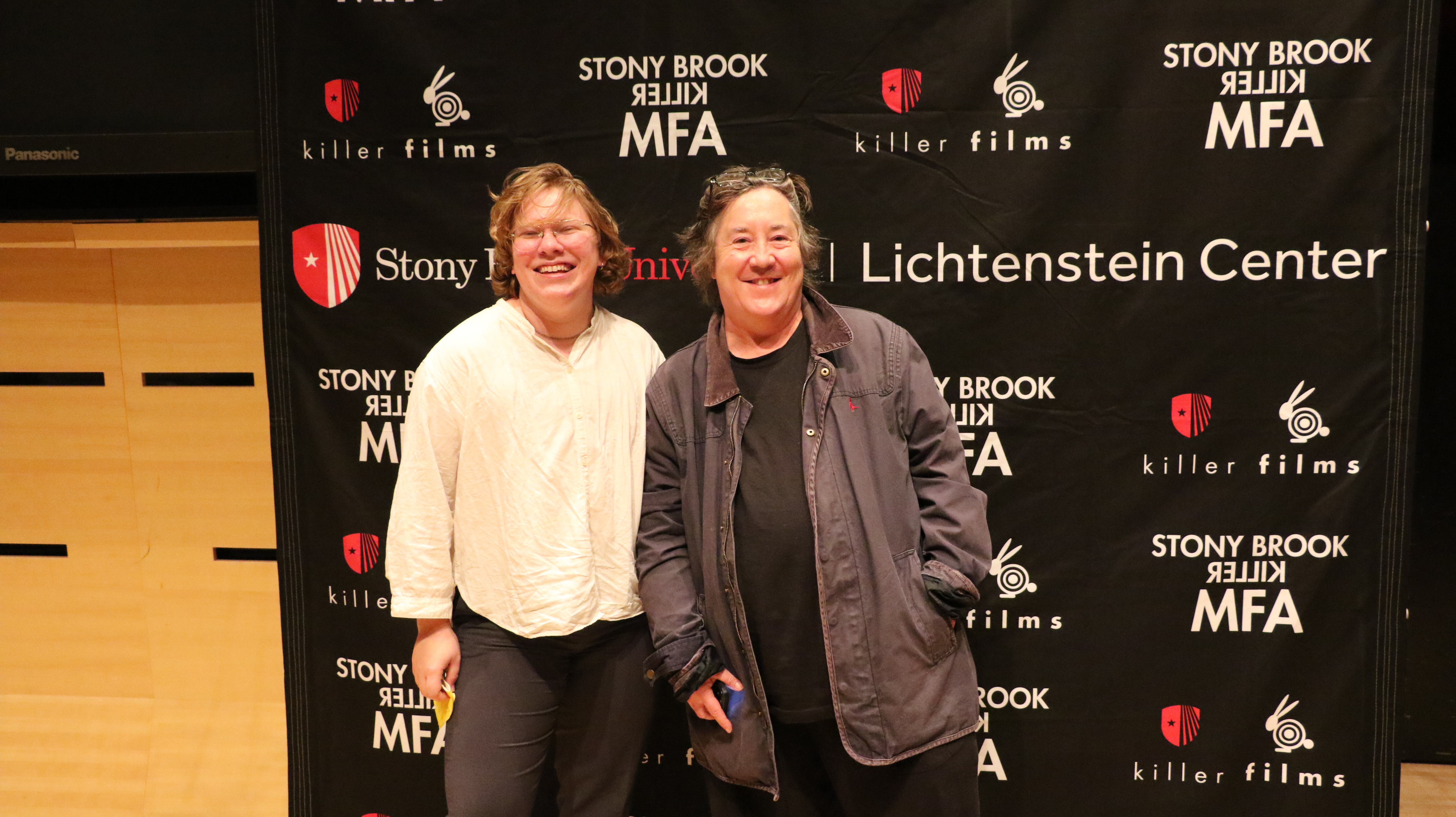 Andy Fidoten with Christine Vachon