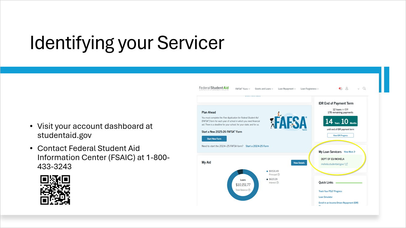 Find Servicer