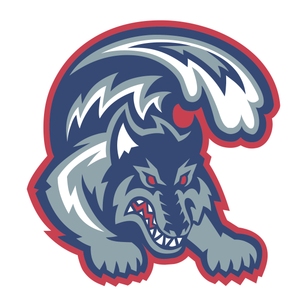 Stony Brook Seawolf logo.