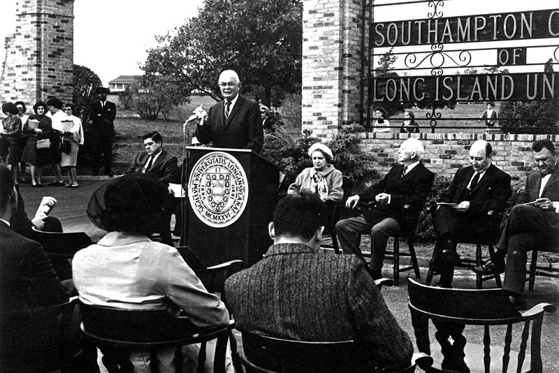 Campus ceremony, 1963.