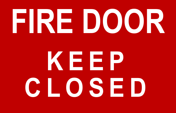Fire Door Sign