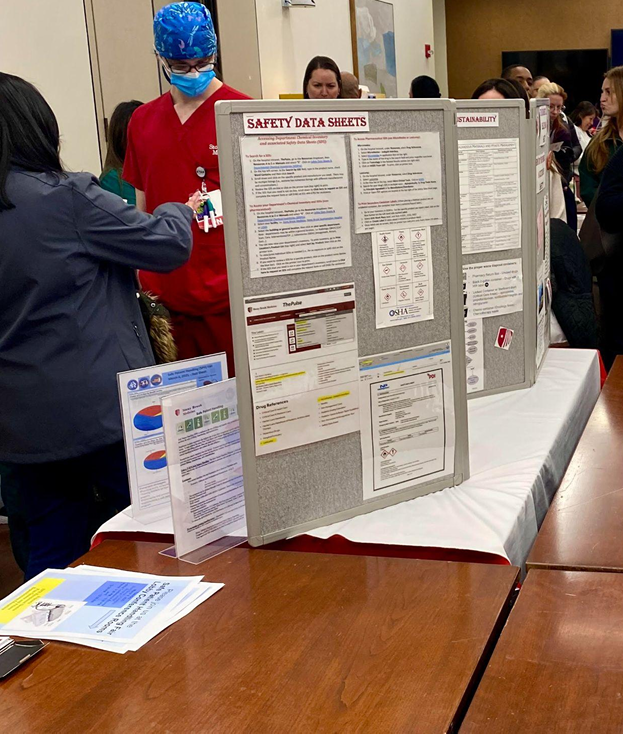 people at EH&S safety event