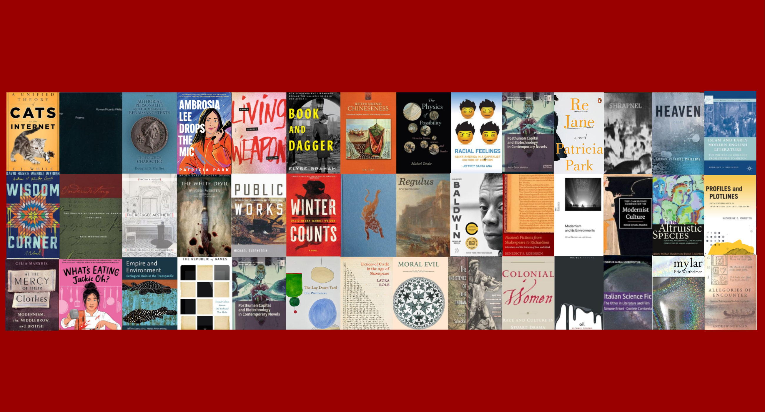 Covers of Books Written by Faculty
