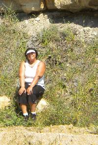 Lynette Pitcher conducting fieldwork in Kansas
