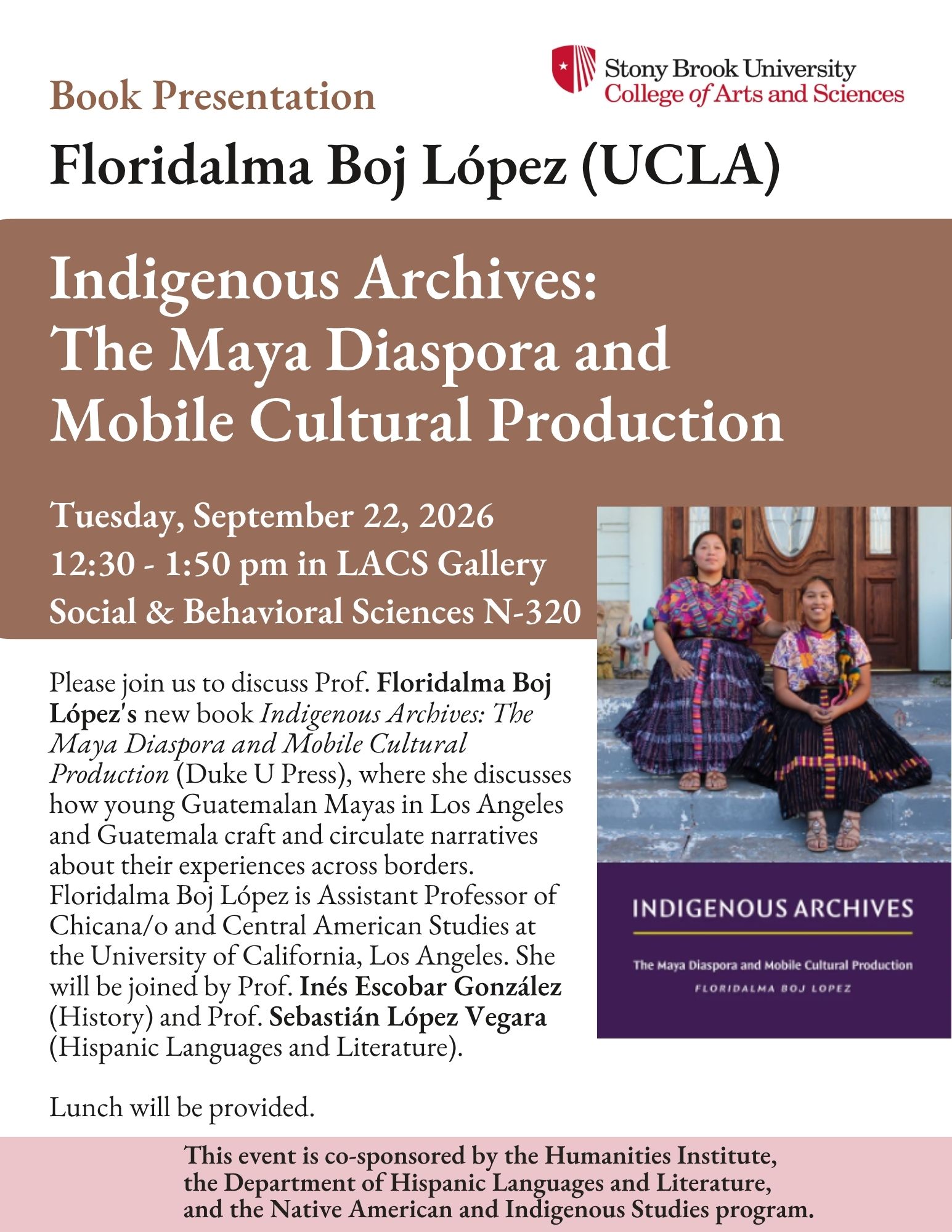 Floridalma Boj Lopez Book Celebration