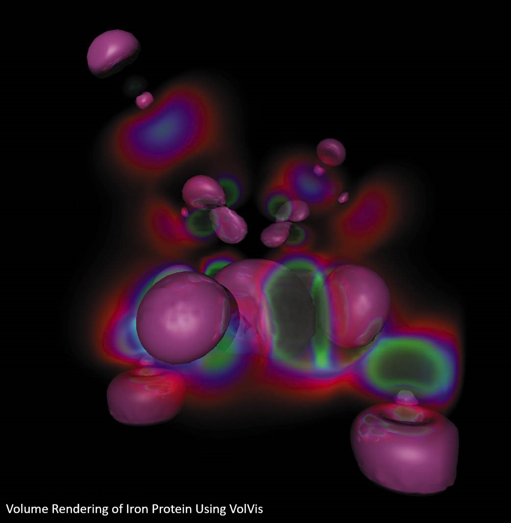 image of iron protein rendering