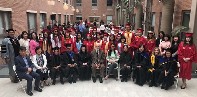 Group photo of faculty and graduates of the Department of Asian and Asian American Studies