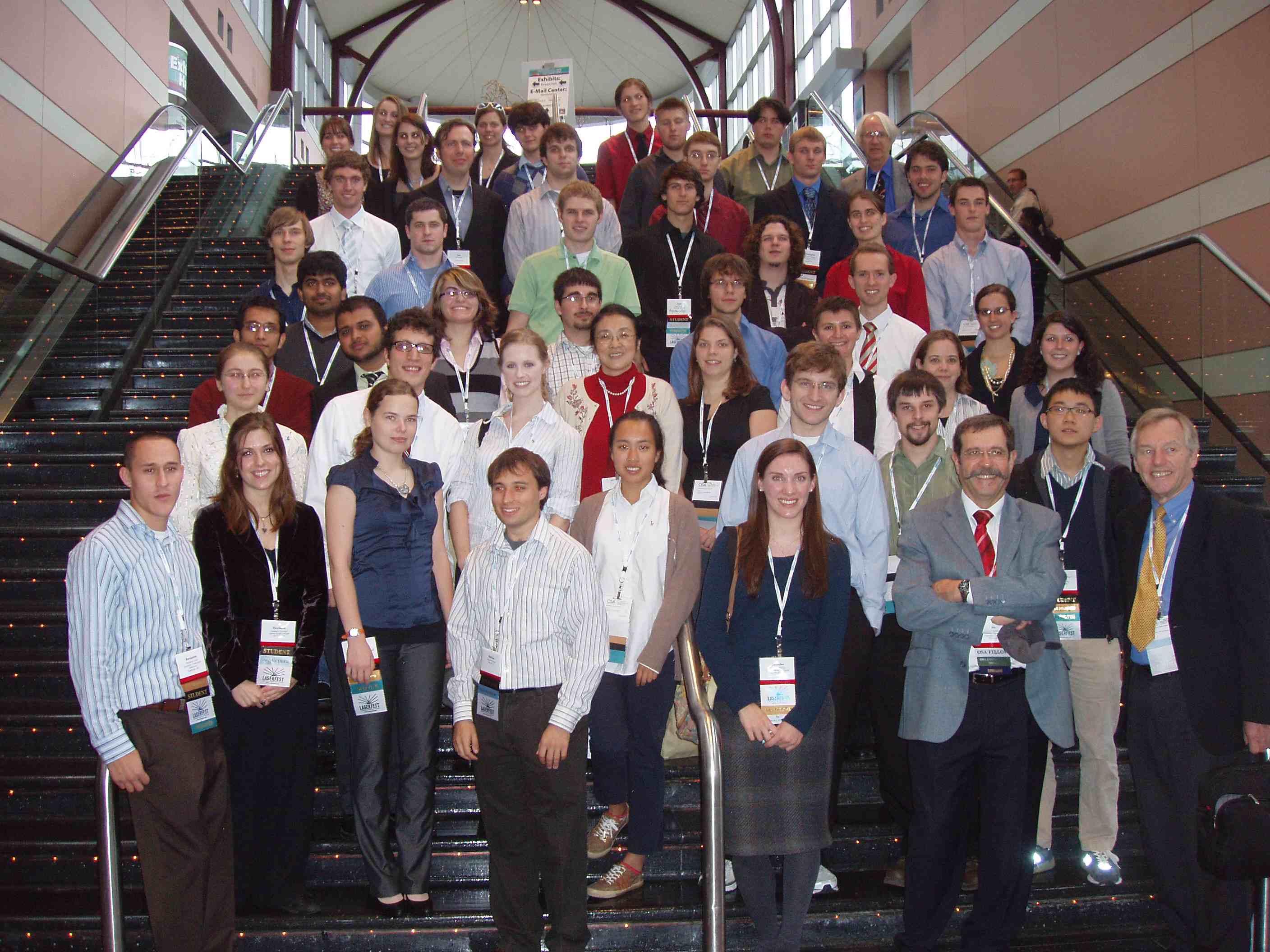 Undergraduate Symposium participents (courtesy of Dr. Metcalf)