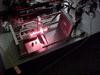 View of assembly with power on