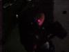 View of external mirror while lasing