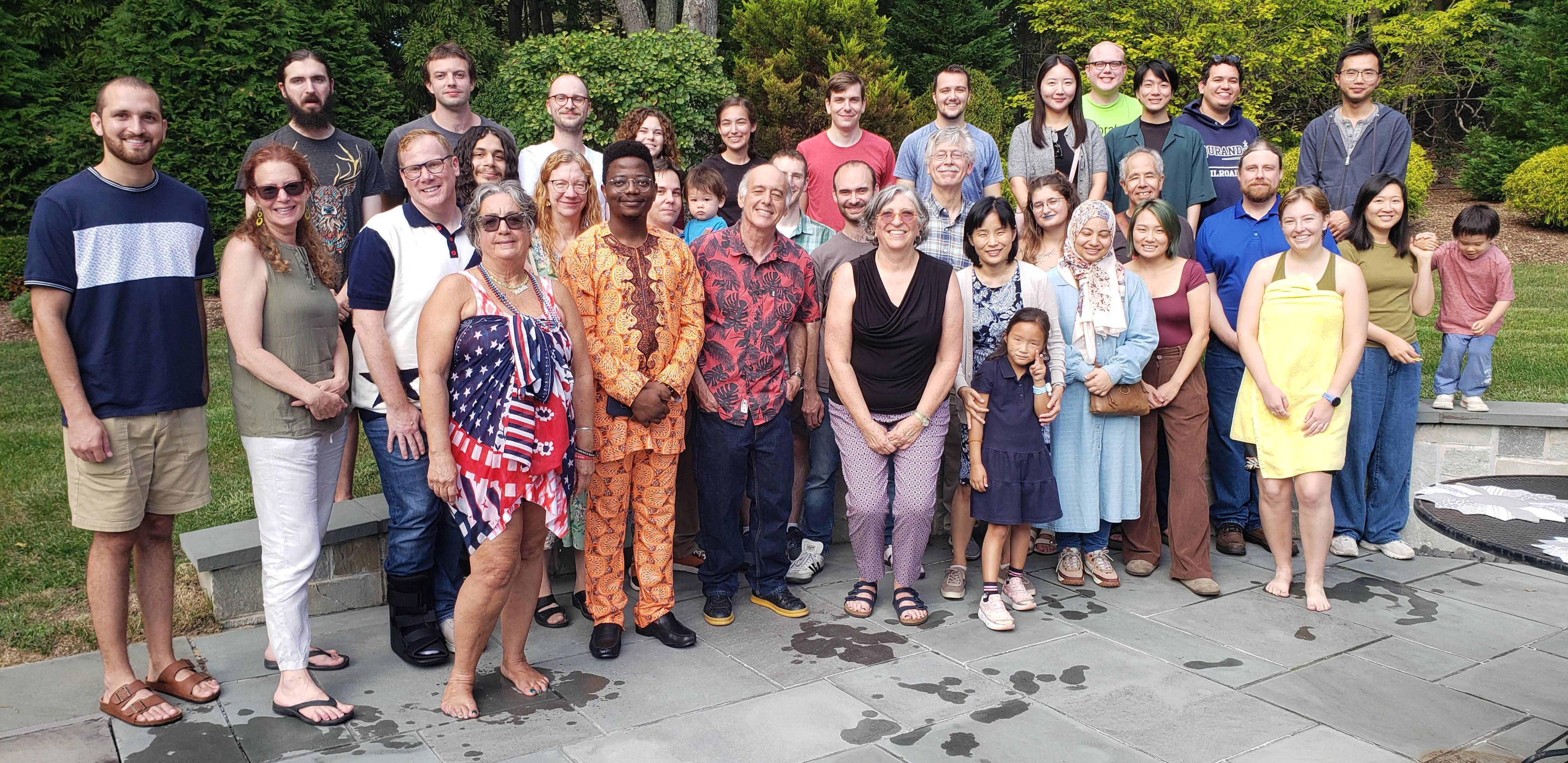 Linguistic Department Group Photo from picnic