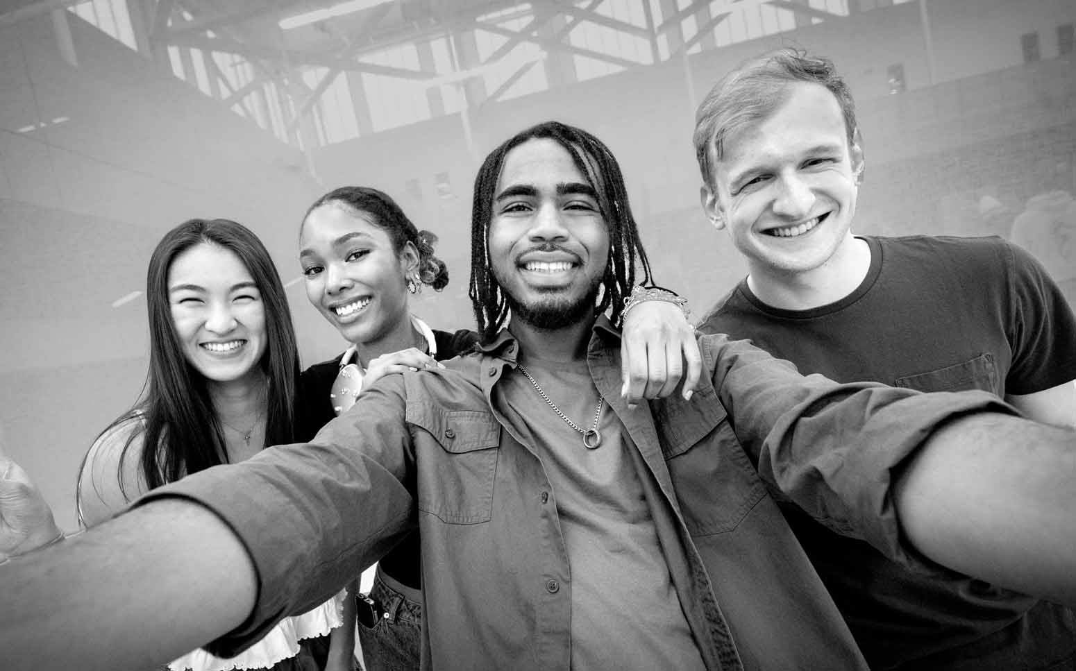 A group picture of students