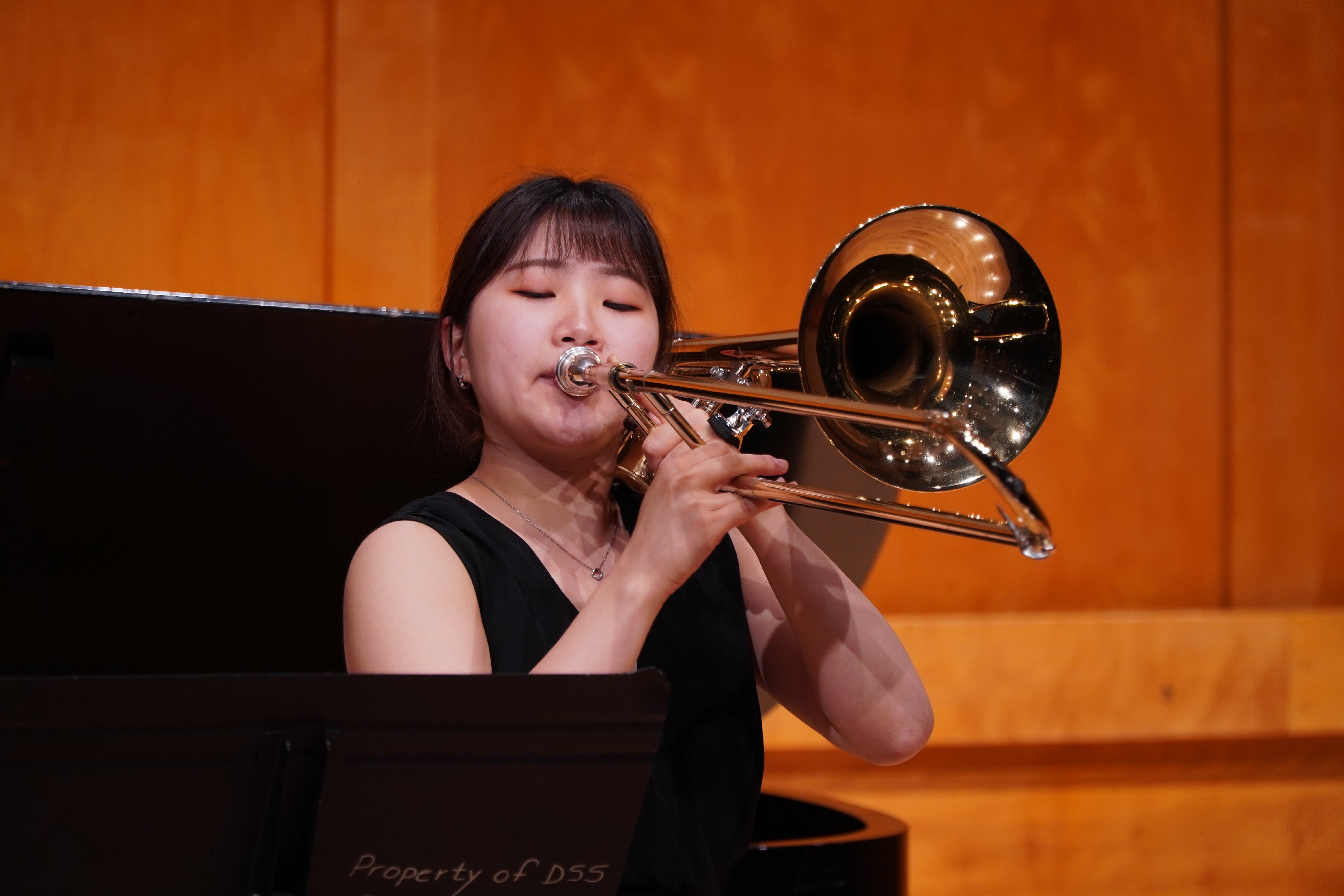 Trombone undergraduate student