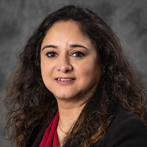 Hina Kausar, Director of Change Management smiles at the camera
