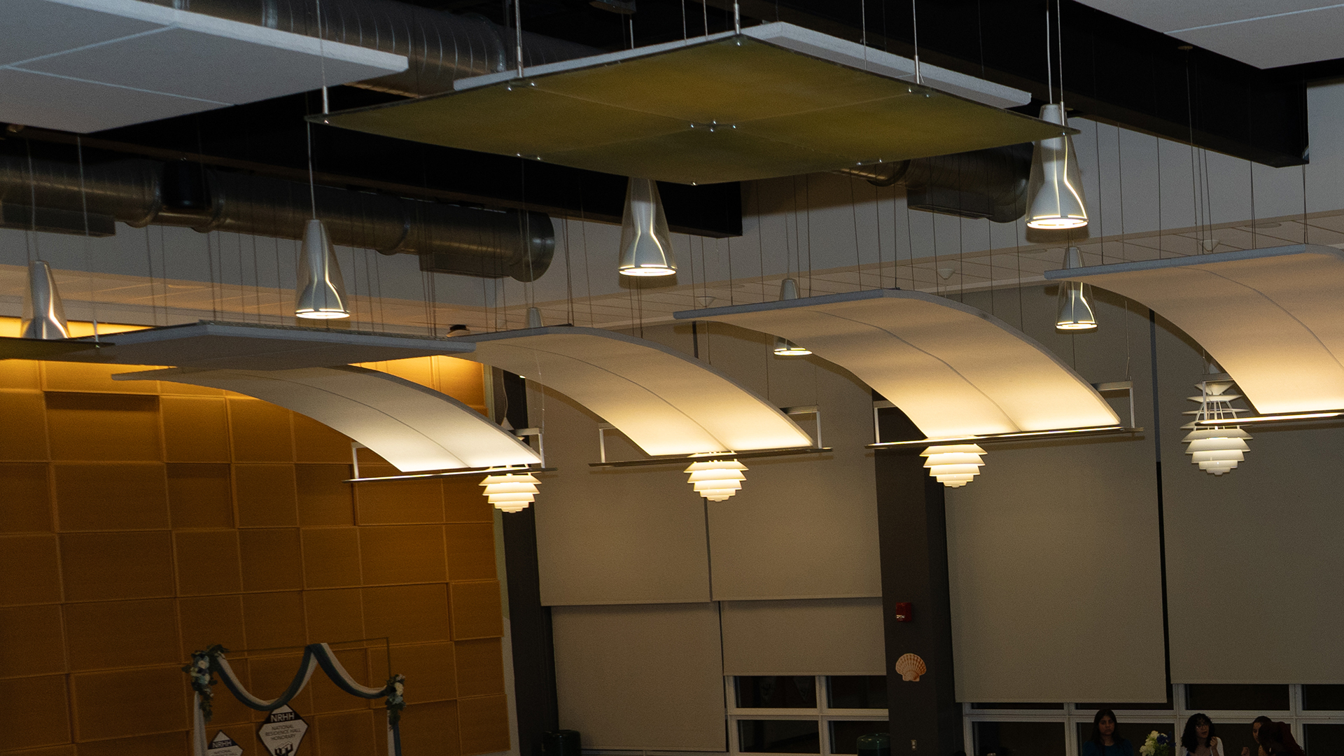 The Bauman Center lighting.