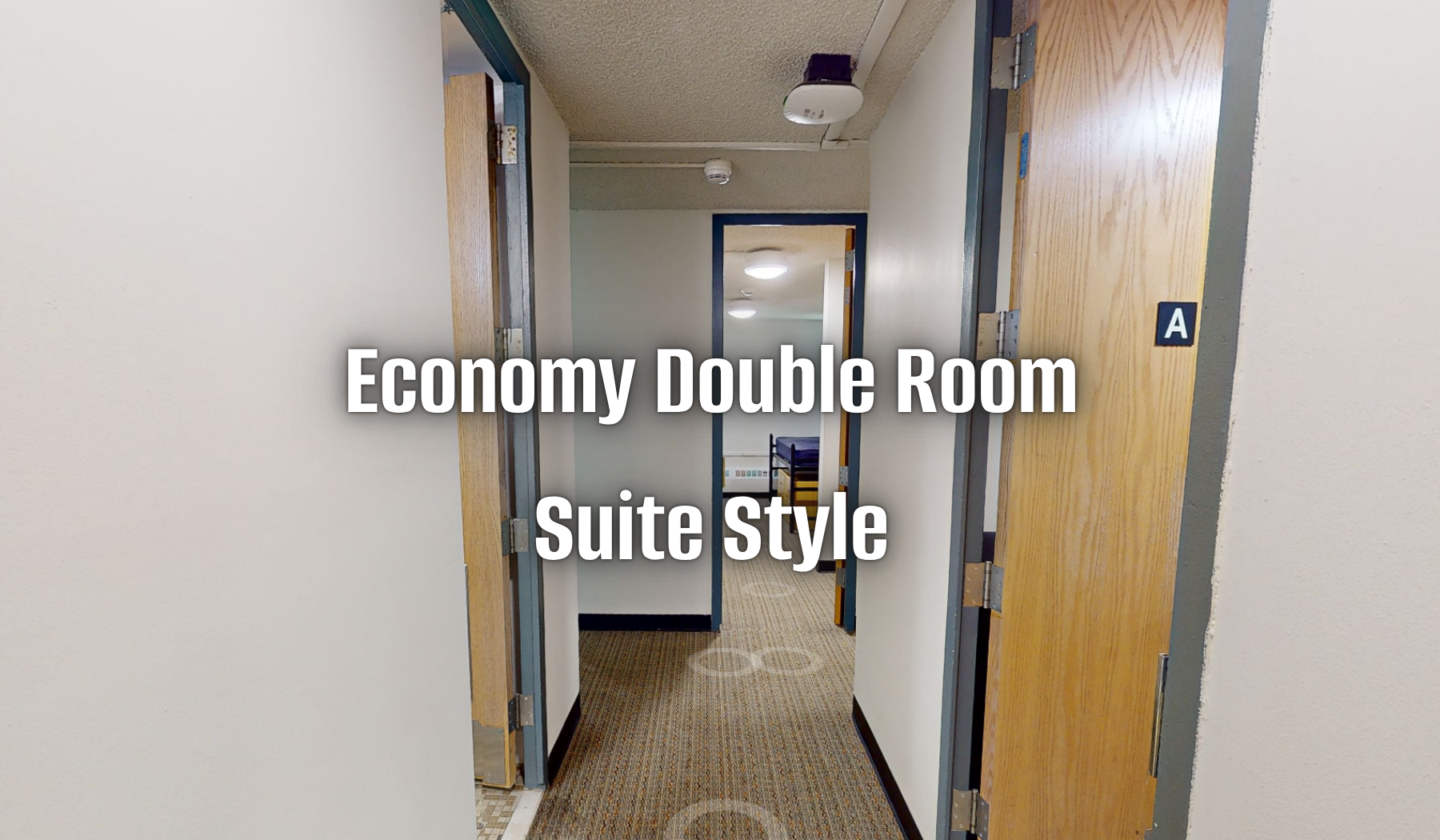 Economy double room suite style virtual tour