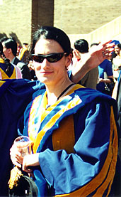 Anitra Ingalls at graduation Anitra Ingalls at graduation