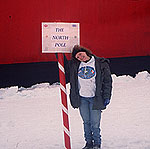 Lisa Clough at the South Pole Lisa Clough at the South Pole