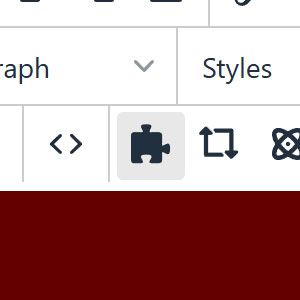 Puzzle piece-shaped Snippet icon from Modern Campus CMS